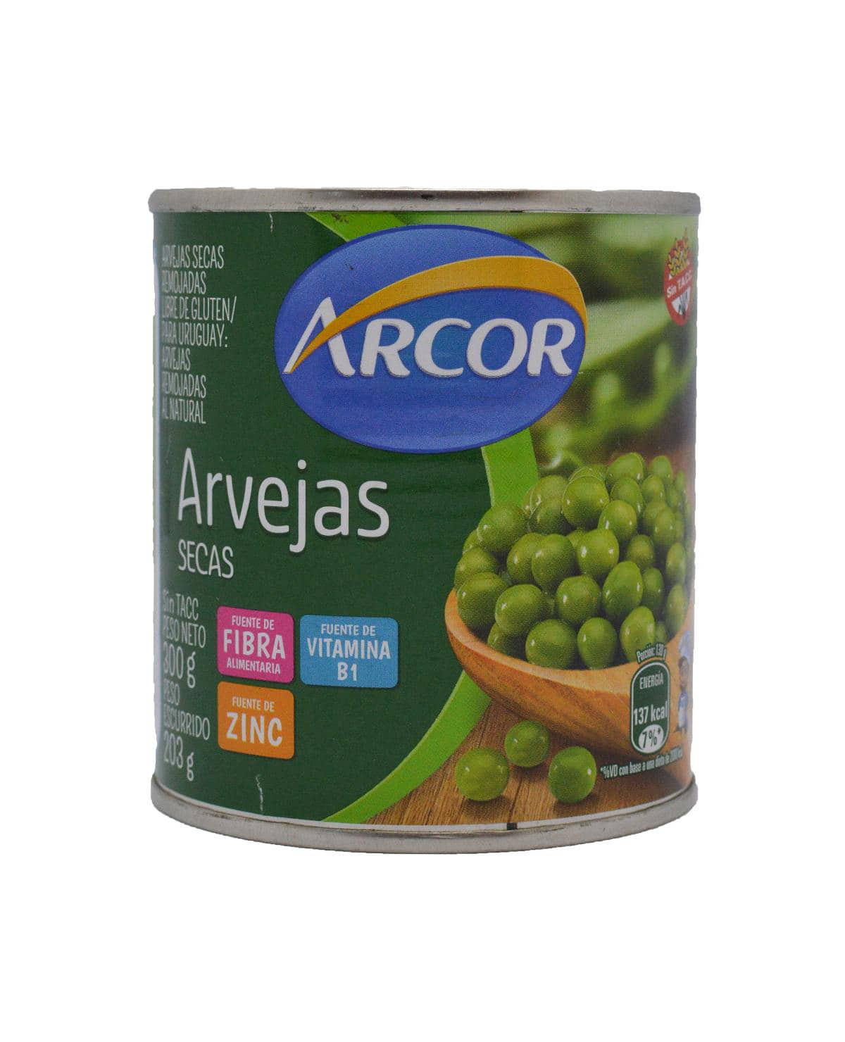 Arvejas Arcor 300 Gr